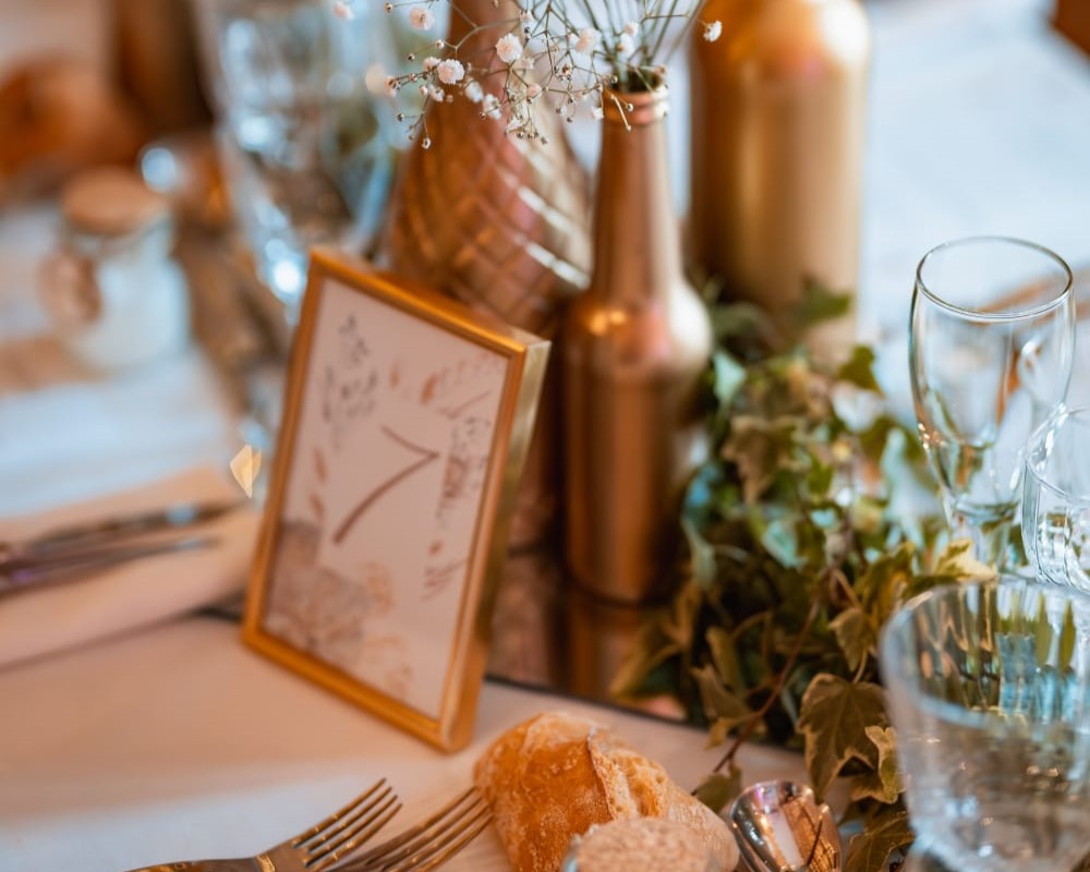 Détail de décoration de table